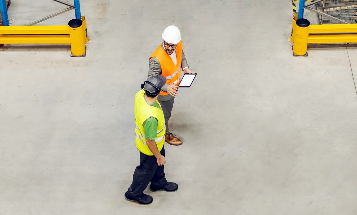Industrial shutdown flooring jobs in a high-traffic facility